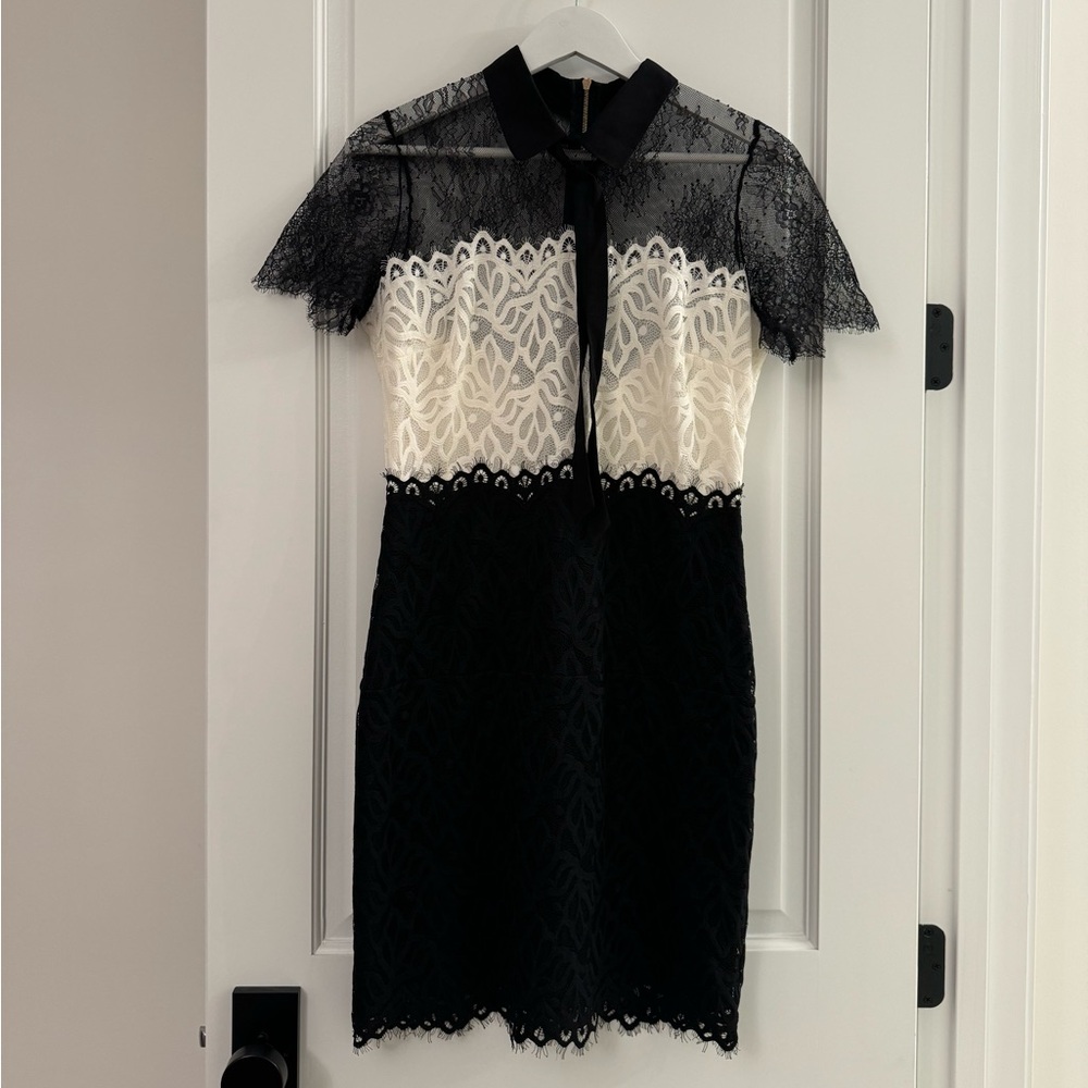 Sandro Dress - Black & White